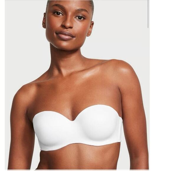 Victoria’s secret body by victoria lined strapless multiway bra white size 34DD - Picture 9 of 9